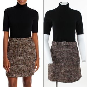 Theory Mixed Media Knit Combo Dress
